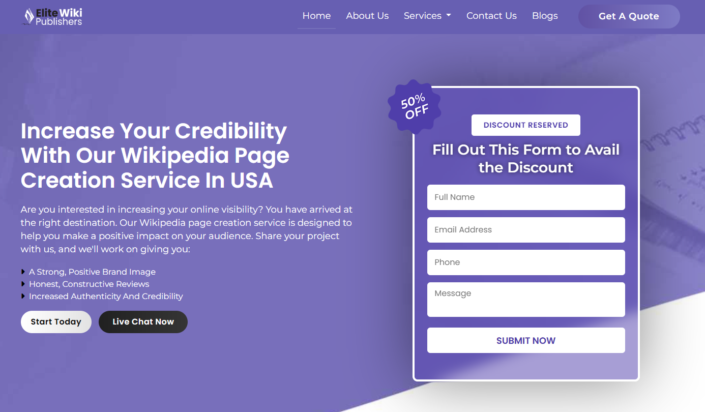 Elite Wiki Publishers - Best Wikipedia Page Creation Services